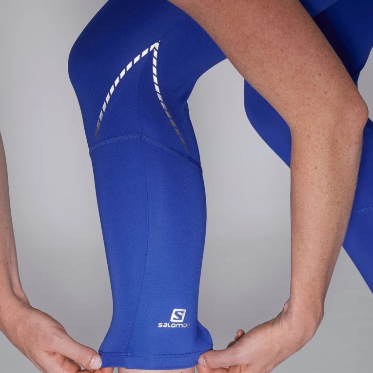Salomon Cross Run 25'' Women's Running Tights Blue | CA 17C34